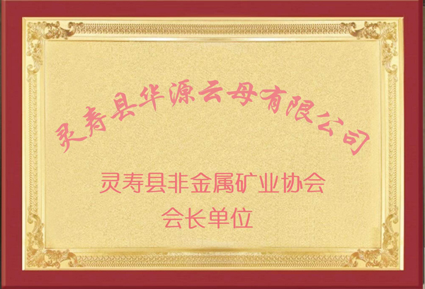 靈壽縣非金屬礦業(yè)協(xié)會(huì)會(huì)長單位